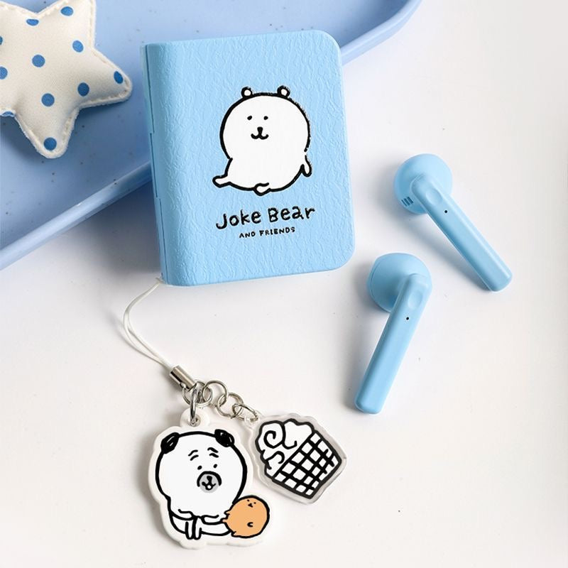 Cute Mini Book Wireless Earbuds – Bluetooth Earphones with Charging Case